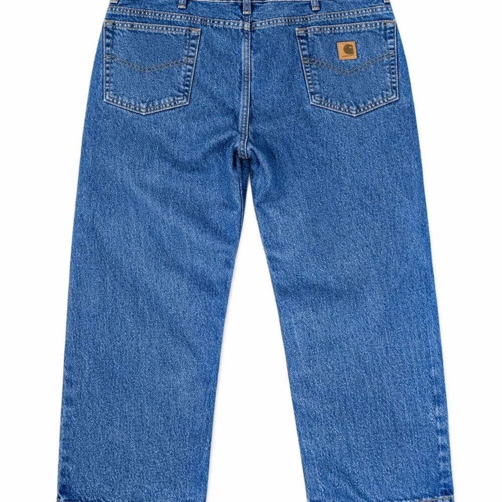 Carhartt Men's Blue and Navy Jeans - Picture 3 of 6